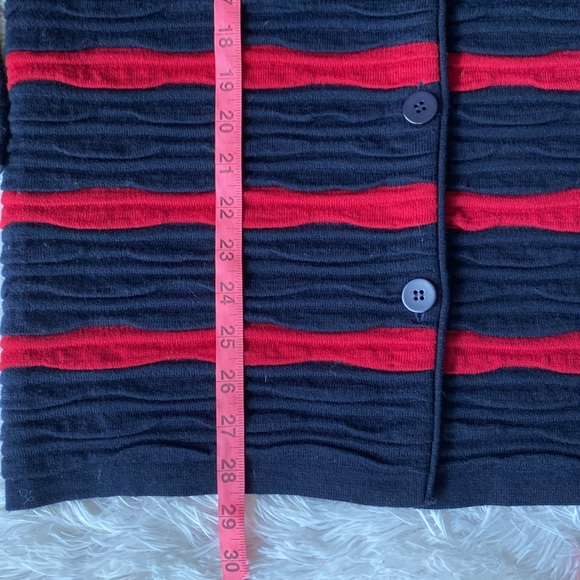 Women’s Rodier ribbed warm horizontal stripes formal casual jacket , size L - Picture 9 of 13